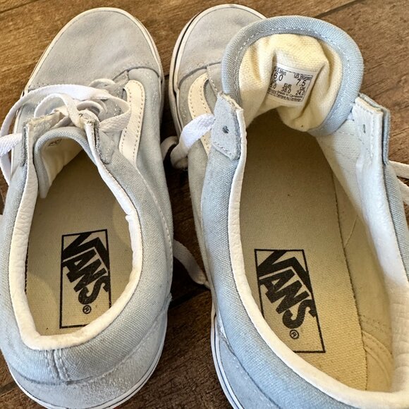 Women's Baby Blue Vans (Sk8-Lo) - Picture 7 of 8